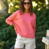 Anna Long-Sleeved Capelet - Passion Fruit