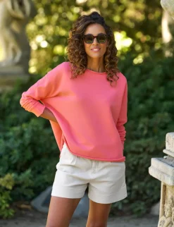 Anna Long-Sleeved Capelet - Passion Fruit