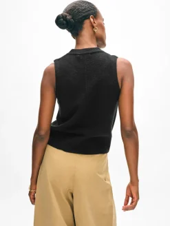 Cashmere Button Vest