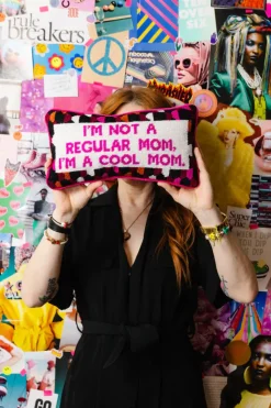 Cool Mom Needlepoint Pillow