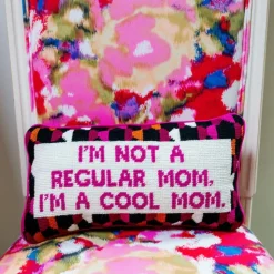 Cool Mom Needlepoint Pillow