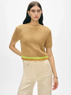Cotton Mesh Tshirt