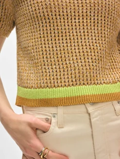 Cotton Mesh Tshirt