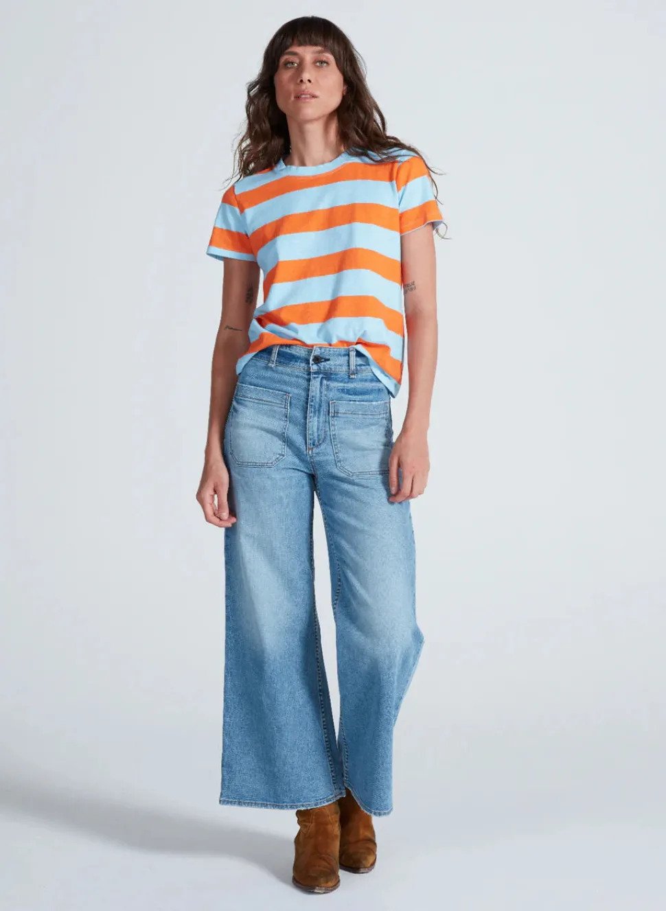 Cropped Sailor Pant - Blondie