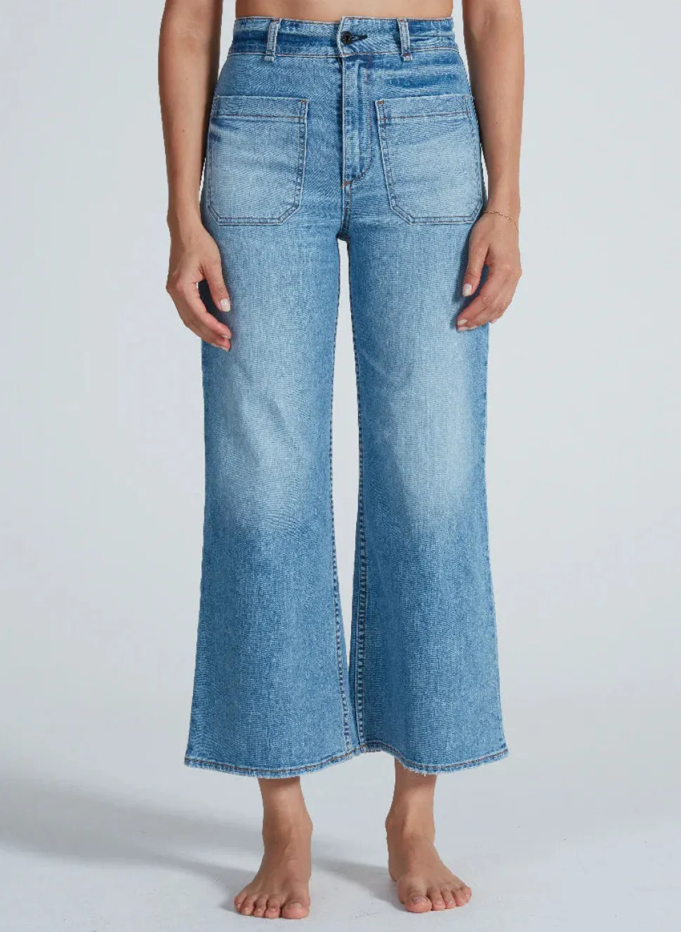 Cropped Sailor Pant - Blondie