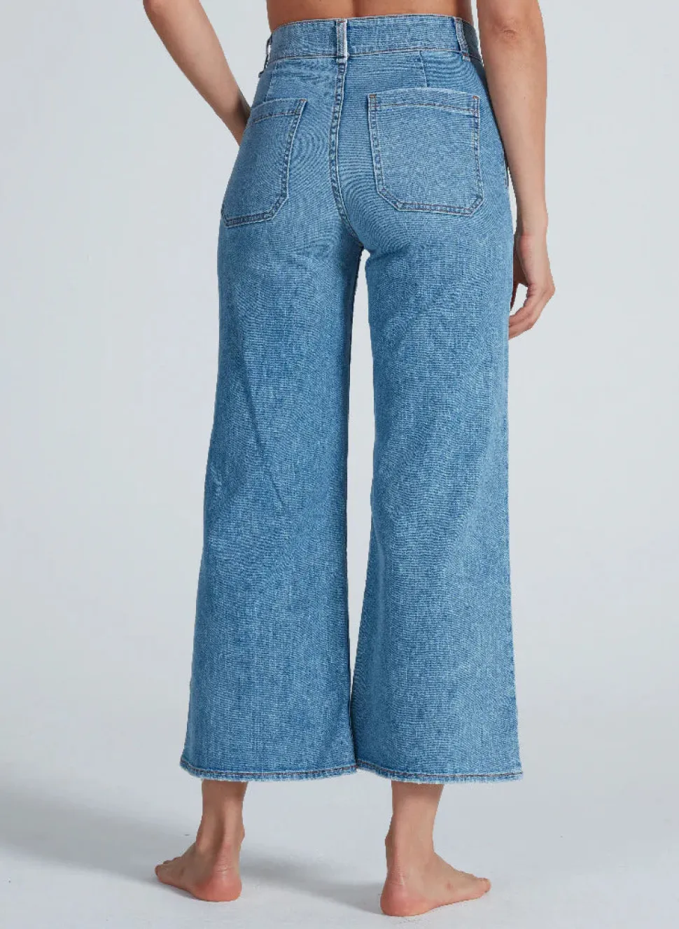 Cropped Sailor Pant - Blondie