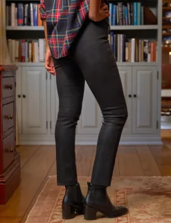 Derry Illusion Pull On Jean - Black Waxed