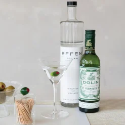 Glass Olive Toothpick Holder