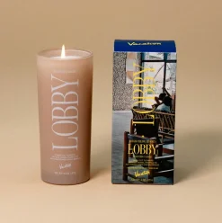 High Ceiling Resort Lobby Candle