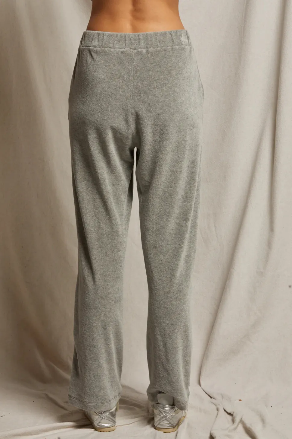 Holly Velour Wide Leg Sweatpant
