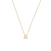 14k Gold Initial Necklace