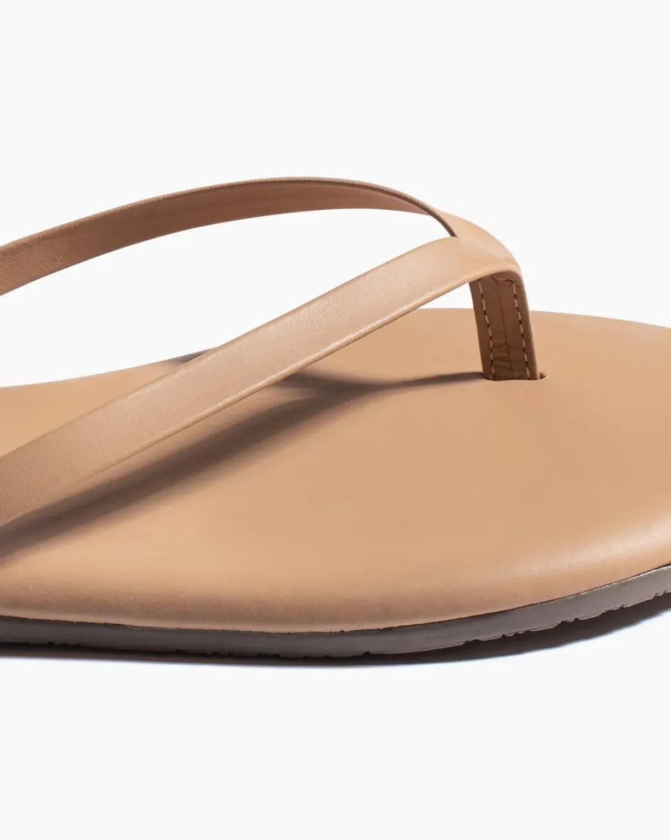 Lily Nude Flip Flops in Matte Cocobutter
