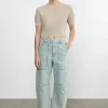 Linen Open Knit Cropped Sweater
