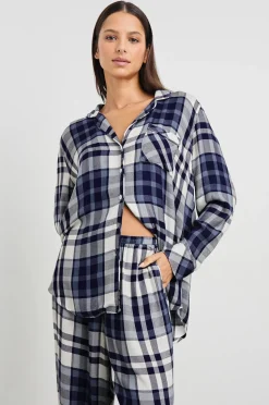 Luna PJ Set - Lake Plaid