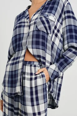 Luna PJ Set - Lake Plaid