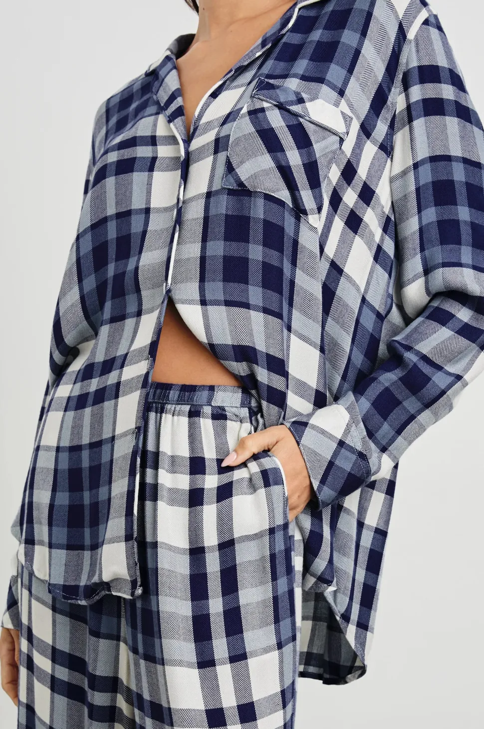 Luna PJ Set - Lake Plaid