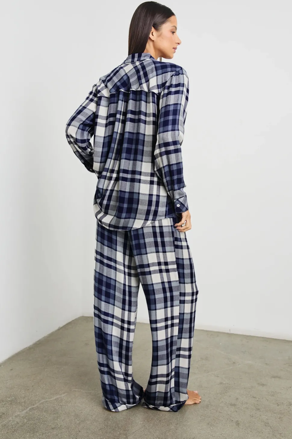 Luna PJ Set - Lake Plaid