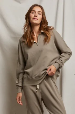 Maren Terry Half Zip Pullover
