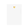 Mini Note Pad - Gold Heart