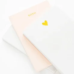 Mini Note Pad - Gold Heart
