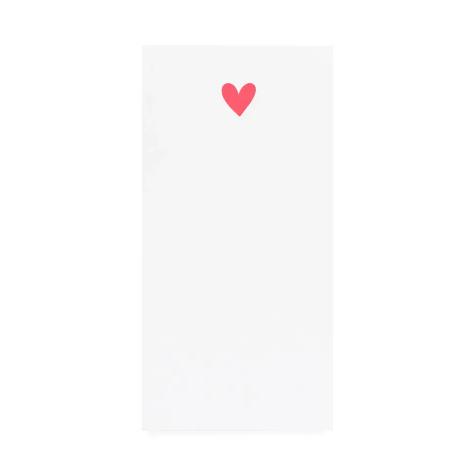 Neon Heart Note Pad