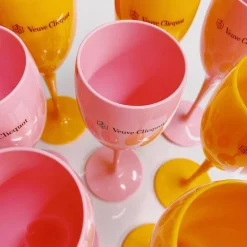 Pink Champagne Flute