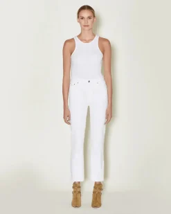Sabine Straight Jean - Raw Hem