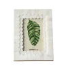 Scalloped Bone Photo Frame