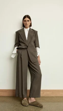 Short Sleeve Oversized Blazer