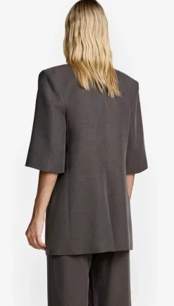 Short Sleeve Oversized Blazer