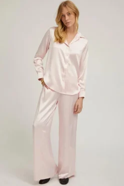 Silk Wide Leg Pant
