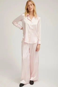 Silk Wide Leg Pant