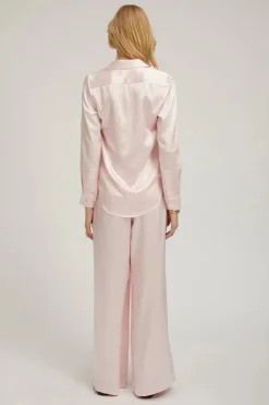 Silk Wide Leg Pant