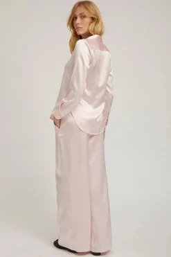 Silk Wide Leg Pant