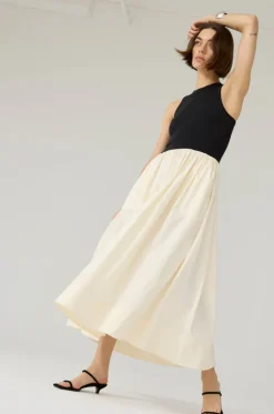 The RSVP Dress - Black + Cream