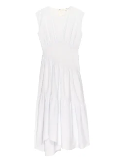 The Seersucker Gathered Dress
