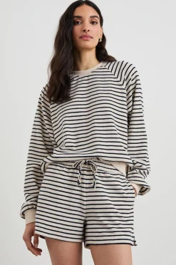 Theron Terry Pullover - Stripe