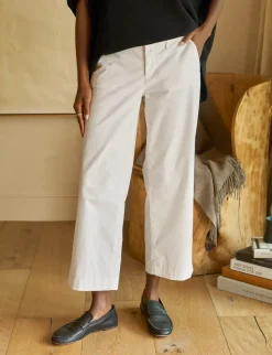 Westport - The Italian Wide-Leg Chino - Chalk