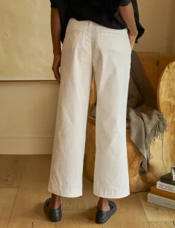 Westport - The Italian Wide-Leg Chino - Chalk