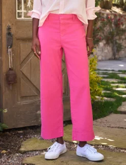 Wexford Wide Leg Linen Pant - French Rose