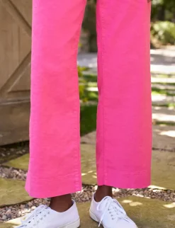 Wexford Wide Leg Linen Pant - French Rose