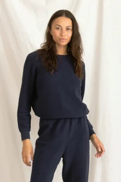 Ziggy Inside Out Crew Sweatshirt - Navy